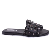 Dagoster DZA07-998005 Siyah Düz Spor Kadın Terlik - 2