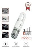 Torima A-031 Beyaz Şarjlı Araç EL Süpürgesi El - 1