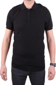 Dagoster DMG23-511231 Siyah Günlük Polo Yaka Erkek Tişört - 2