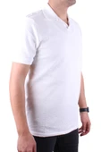 Twister 2288 Ekru Günlük Kısa Kol Normal Kesim Pamuklu Polo Yaka Erkek Tişört - 1