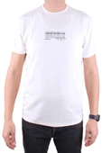 Dagoster DMG23-211676 Ekru Günlük Bisiklet Yaka Erkek Tişört - 2