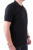 Twister 2288 Siyah Günlük Kısa Kol Normal Kesim Pamuklu Polo Yaka Erkek Tişört - 1