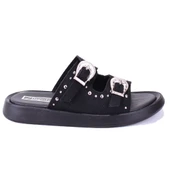 Dagoster DZA07-1290804 Siyah Ortopedik Günlük Spor Kadın Terlik - 2