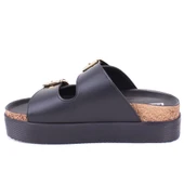 Dagoster DZA07-89023 Siyah Ortopedik Günlük Spor Kadın Terlik - 3