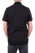 Dagoster DMG23-231319 Siyah Günlük Yarım Patlı Pike Polo Yaka Erkek Tişört - 4
