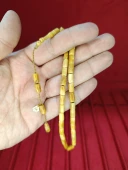 CİLASIZ HAM KUKA TESBİH KESME KESİM NİHAT ERTUĞRUL USTA 9MMX5MM T-819 - 2