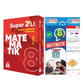 Örnek Akademi 8.Sınıf Süper İkili Matematik Seti ve Evrensel Yaprak Test Seti 2 Kitap - 1