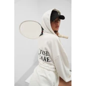 Lucky Life Kadın Beli Lastikli Fermuarlı Sweatshirt - 3