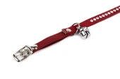 Beeztees Kedi Boyun Tasması, Swarovski Taşlı, Kırmızı, 24,5-30cm thumbnail 1