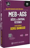 2025 MEB AGS Sözel Sayısal Yetenek Tamamı Çözümlü Soru Bankası Öğreti Akademi - 1