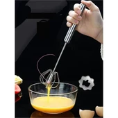 TransForMacion Dönerli Çırpıcı 304 Paslanmaz Çelik Yumurta Çırpıcı - 2