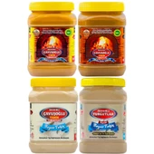 Çavuşoğlu Tahin Tanışma Paketi 4 x 930g Çifte Kavrulmuş Kepeksiz Kepekli + Beyaz Tahin Kepeksiz Kepekli thumbnail 1