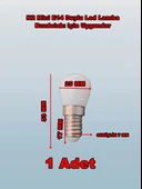 K2 E-14 2W Led Ampul Beyaz 6500k (İnce Duylu Buzdolabı Ampulü) - 1