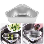 ModaCar Inox Lavabo Köşe Süzgeci Organizer 304 Paslanmaz Çelik - 6