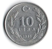 T.C. 10 Lira 1985 (mp1973) - 2