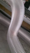 Poliüretan Bakır Telli Şeffaf Toz Talaş Emiş Hortum (İç Çap 120mm) (  Boy 5 Mt )  Pu 070 - 4