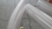Poliüretan Bakır Telli Şeffaf Toz Talaş Emiş Hortum (İç Çap 120mm) (  Boy 5 Mt )  Pu 070 - 6