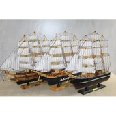 Ahşap Yelken Gemi Model 2 - 1