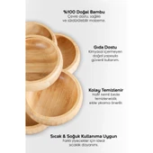 3'lü Bambu Çerezlik Seti - 2