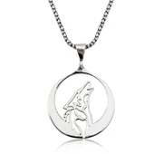 Gümüş Bozkurt Kolye - 1