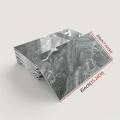 Gri Mermer Desenli Alüminyum Plastik Duvar Sticker thumbnail 4