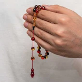 Sıkma Kehribar Tesbih - 3