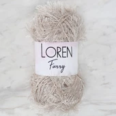 Loren Furry Açık Bej El Örgü İpi - RF050 - 5