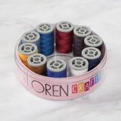 Loren Crafts Dikiş ipliği Seti Küçük 10 Renk LRN - - 2