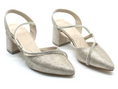 Mehtap Şerit Taşlı Kadın Abiye Topuklu Ayakkabı thumbnail 4