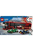 LEGO ® City RB20 ve AMR24 F1® Arabalı F1® Kamyonu 60445 - 8 Yaş ve Üzeri Oyuncak Yapım Seti (1086) - 10