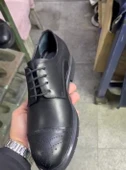 Hakiki Deri mevsimlik Casual erkek Siyah Ayakkabı - 5
