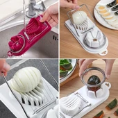 By Nevser® Çok Fonksiyonlu Eşit Yumurta ,Meyve Dilimleyici Kesici Aparat - 3