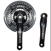 Zozo Bisiklet Aynakol Sağ Sol Takım 3 Lü Dişli- 24/34/42Tx170mm XC100-(SP16-TS540P) Siyah Renk thumbnail 1