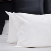 Kırık Beyaz Pamuklu 2'li Yastık Kılıfı 50x70 - 3