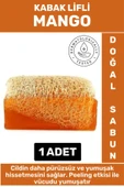 Özel Üretim Masaj Etkili Nemlendirici Kuruluk Giderici Doğal Kabak Lifli Mango Sabunu 1 Adet - 1
