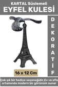 Ev Ofis Dekoratif Koleksiyon Çok Şık Hediyelik Yüksek Kalite Metal KARTAL Süslemeli EYFEL KULESİ - 1