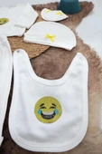 Sema Baby 5 Parça Gülen Surat Hastane Çıkışı Zıbın Seti 0-3 Ay - 4