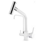 Venita Beyaz Spiralli Arıtmalı Mutfak Batarya Çift Fonksiyonlu thumbnail 1