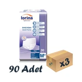 Lorina Yetişkin Emici Külot Medium 30'Lu 3 Paket 90 Adet thumbnail 2