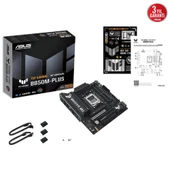 ASUS TUF GAMING B850M-PLUS, 4xDDR5, 3x M.2, HDMI, DP, Type-C, AMD Ryzen 9000 Serisi, AM5 Soket Anakart - 5
