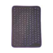 Kedi Kumu Paspası Kedi Tuvalet Önü Paspası Elekli Paspas Tuvaleti 70*50 cm Mama Halısı Mor - 1