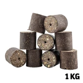 Sazan Yemi - Delikli Küspe - Ayçiçek - Silindir - 1 KG Paket - 1