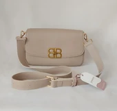 251IU413 Model Sarach Marka Bej Renk Omuz Çantası - 1