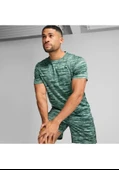 Puma Tad Essentials Aop Tee Erkek Spor Tişört Yeşil 52671830 - 2