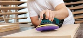 MAX EXTRA MXP3090 Elektrikli Eksantrik 5 Orbital Zımpara Makinası 350 Watt - 4