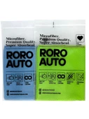Roro Auto Olimpos Mikrofiber Oto Cam Bezi İkili 40X40 - 1