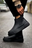 Pabucmarketi Lastikli Erkek Chelsea Bot Siyah thumbnail 1