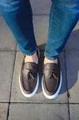 Pabucmarketi Püsküllü Loafer Erkek Ayakkabı Kahve - 3