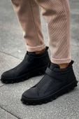 Pabucmarketi Cırtlı Erkek Sneaker Bot Siyah - 3