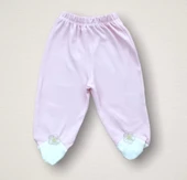 Lenaca Baharın Çiçekli Kalbi Nakışlı %100 Cotton Antibakteriyel 10lu Zıbın Takımı Hastane Çıkışı thumbnail 5